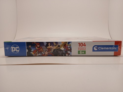 Clementoni DC Justice League Puzzle 104 pcs. Superman, Batman, Joker, New Sealed - Foto 5 di 6