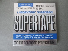 Realistic Supertape Reel to Reel Tape 3600 ft 7" Reel  Radio Shack ***NOS/Sealed
