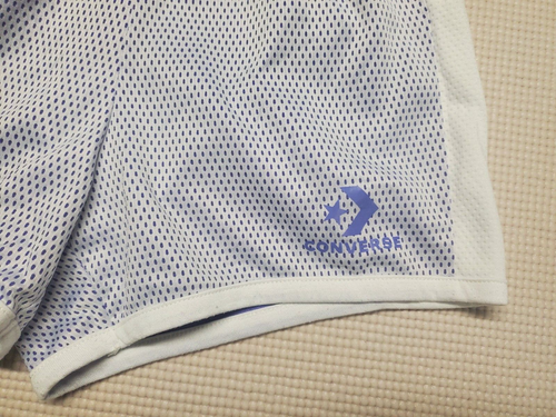 Converse Girls' Purple/White Lightweight Mesh Athletic Shorts size 12-13 - Picture 2 of 4