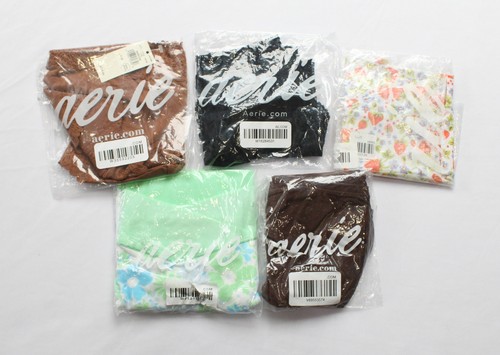 Aerie Women's 5 Piece Style Variety Panty Pack TS8 Multicolor Medium NWT - Picture 7 of 7