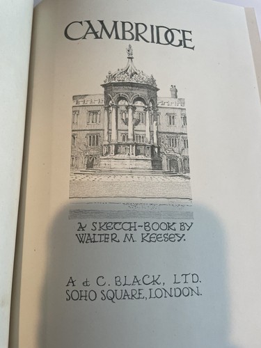Cambridge A Sketch Book by Walter M. Keesey ; Rare 1950  S C Roberts - Bild 6 von 9