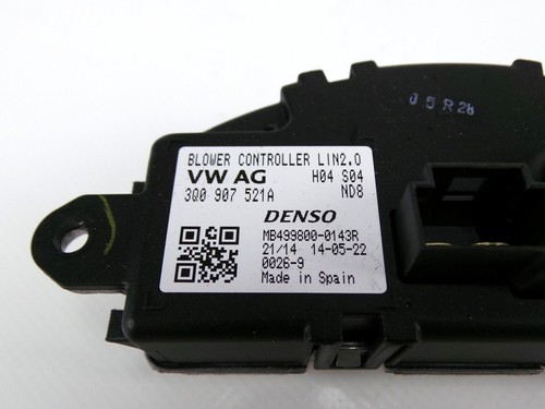 VW Passat B8 3G Skoda Superb 3V Blower Control Resistor Fan 3Q0907521A - Picture 3 of 3