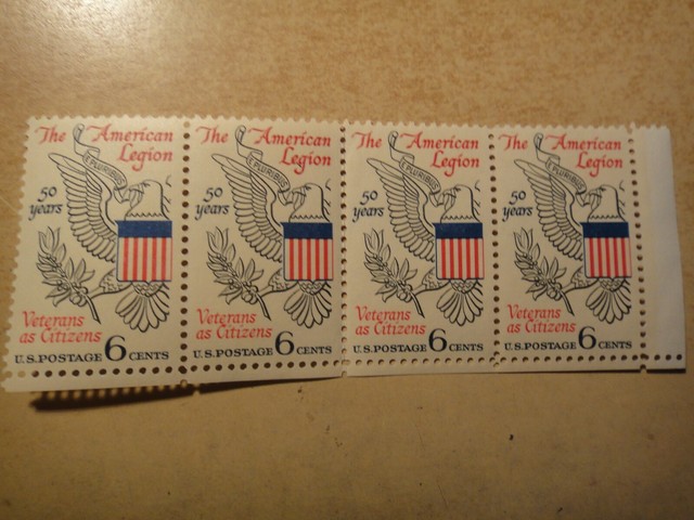 Estados Unidos tira de 4 sellos nº 872 The American Legión ref 4854 Estados Unidos tira de 4 sellos nº 872 The American Legión ref 4854