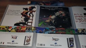  Sega Saturn VIRTUA FIGHTER VIRTUR COP Vintage Poster Ad Art Print Promo SONIC🔥
