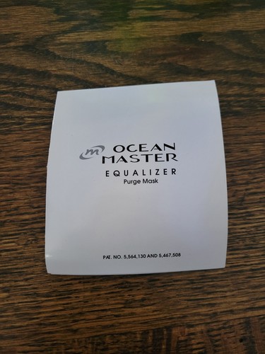 Masque de plongée Ocean Master Z24 égaliseur purge Q-Strap verre trempé jaune avec étui - Photo 11/12