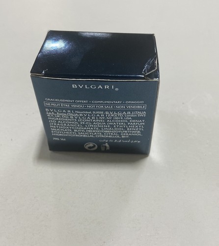 AQVA Pour Homme by Bvlgari 5 ml/0.17 oz Eau de Toilette Splash MINIATURE NIB - Picture 5 of 5
