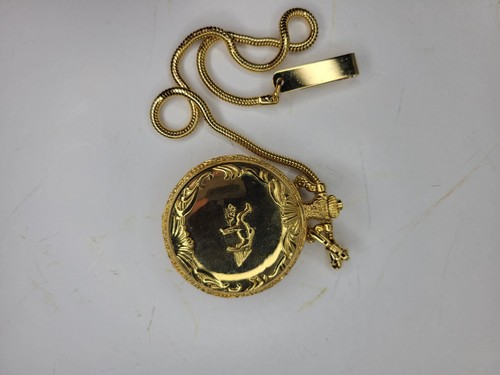 Camel Gold Plated Pocket Watch w/ FOB. 80th Anniversary - Picture 2 of 3