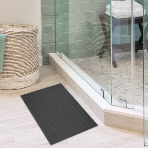 Tapetes de baño amplia decoración 24"" X 17"" 100 % algodón grueso 1350 GSM larga duración suaves - Imagen 5 de 93