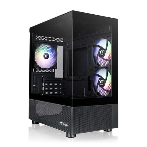 Thermaltake CA-1Z4-00M1WN-00 View 170 TG ARGB SPCC Micro Tower Chassis Black - Picture 1 of 7