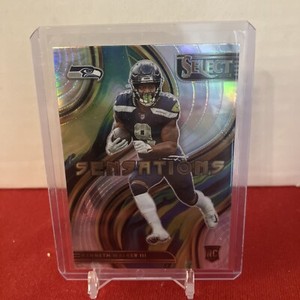 2022 Panini Select Kenneth Walker III Sensations Silver Prizm Rookie RC #SEN-22