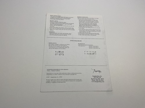 Imaginating Lighthouse Welcome Counted Cross Stitch Pattern Nautical - Picture 3 of 3