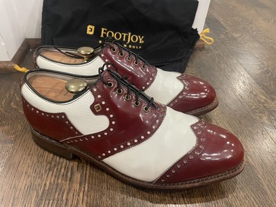 FootJoy Classics Dry Premier Size 11 D Maroon Wingtip Golf 