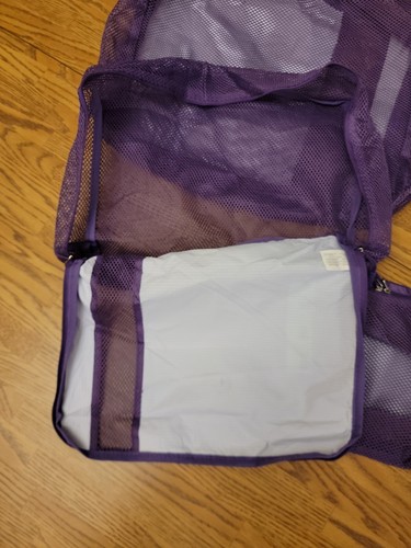 Travel Bags Olympia U.S.A. 3 Piece Packing Pouch Set Purple Travel Bags - Picture 8 of 12