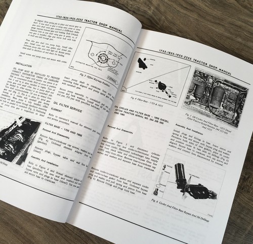 Oliver 1855 Tractor Service Parts Operators Manual Set Repair Workshop Shop Book - Picture 10 of 22