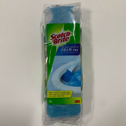 USA SHIP Scotch Brite Disposable Toilet Bowl Cleaner Scrubber Brush 24 Refills - Picture 2 of 6