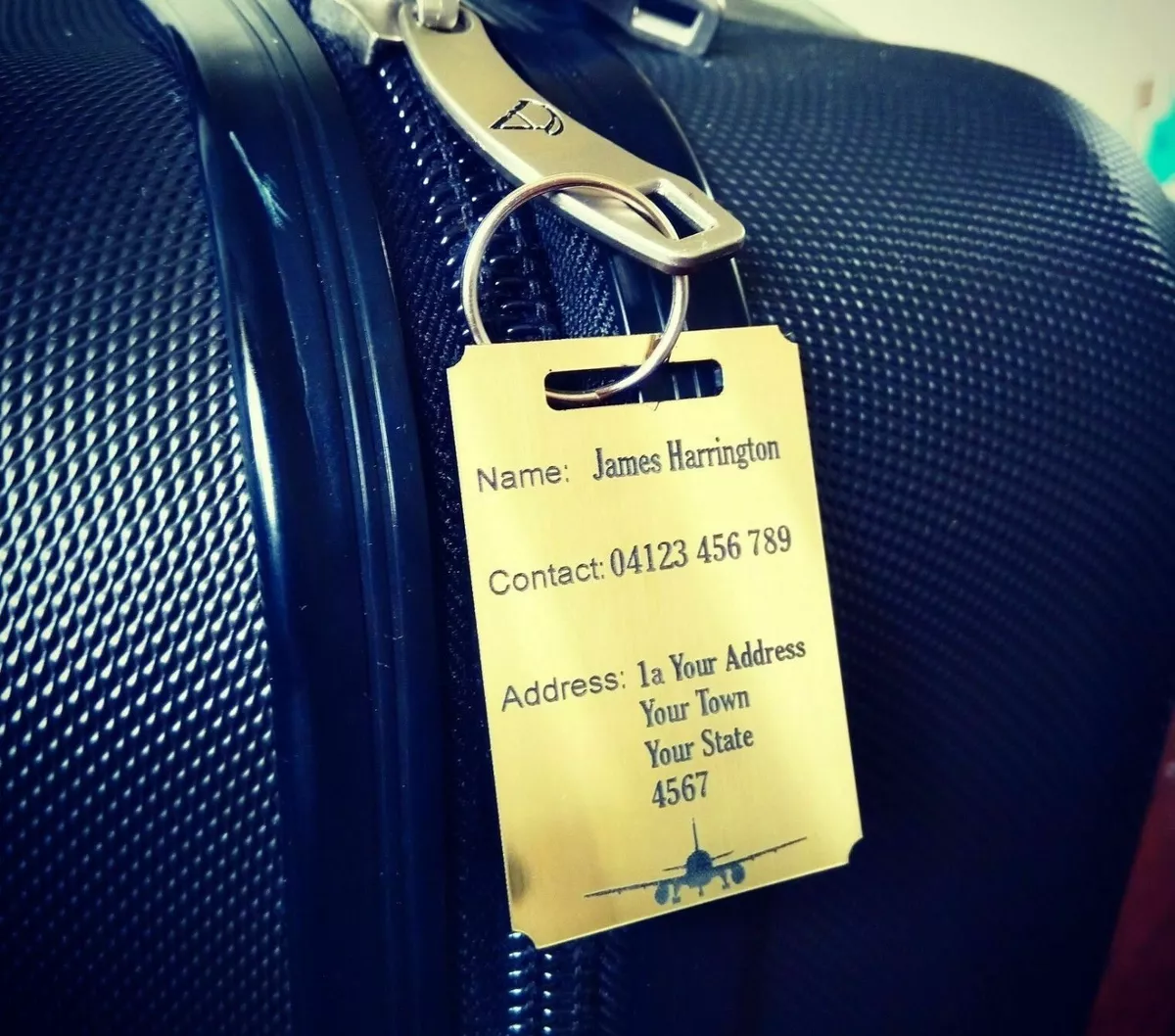 Personalised luggage tags 2024 ebay