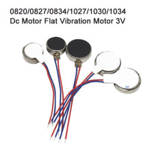 0820/0827/0834/1027/1030/1034 Dc Motor Flat Vibration Motor 3V
