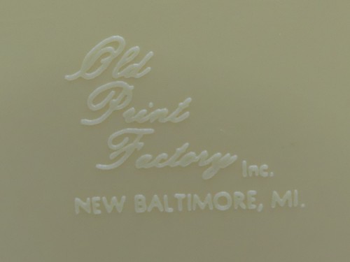 Vintage Old Print Factory Girls Saying Artwork Plastic Container VTG Michigan 2 - Picture 4 of 7