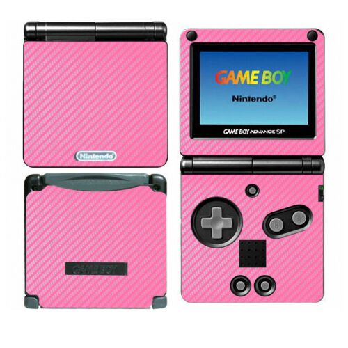 Adesivo skin cover vinile fibra di carbonio 7 colori per Game Boy Advance GBA SP - Foto 6 di 15