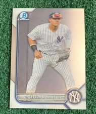 JASSON DOMINGUEZ - 2022 BOWMAN - CHROME PROSPECTS INSERT CARD # BCP-98 - YANKEES