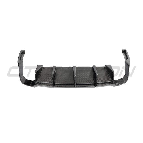 DIFFUSORE IN FIBRA DI CARBONIO AUDI RS4 B9 & B9.5 2016-2024 - DESIGN CT - Foto 14 di 16