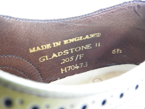 Church's Cheaney Mens Shoes Brogues UK 6.5 F US 7.5 F EU 40.5 F Worn twice - Picture 10 of 12