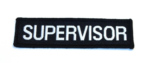 Woven Identification Badges Security / Supervisor - Picture 3 of 5