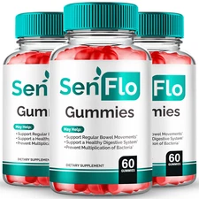 (3 Pack) Senflo Digestive Support Gummies Advanced Gut Health Balance Supplement