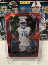 Levi Onwuzurike 2021 Panini Prizm Red Ice #423 Rookie - Detroit Lions RC