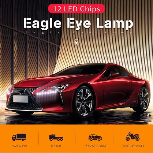 2x 23mm Eagle Eye 4014 12SMD Coche LED Niebla DRL Bombilla Respaldo Inverso Señal de Estacionamiento - Imagen 2 de 10
