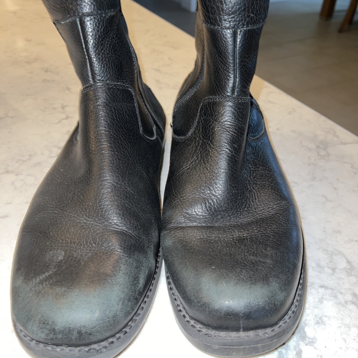 Florsheim Men\'s Trektion Winter Boot Black Leather Faux Fur Lining Size 12 Amazon.com | Men main image 2