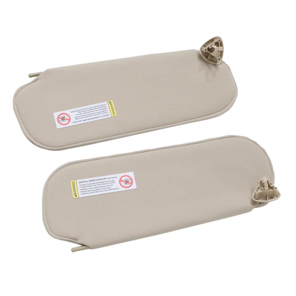 Pair Gray Left Right Sun Visor w/o Light For Chevy Express GMC Savana 1500 2500 Foto 2 de 4