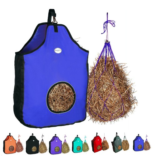 Majestic Ally 1200 D Hay Feeder Tote Bag for Horse, Sheep come with 36" Hay Net - Picture 7 of 16