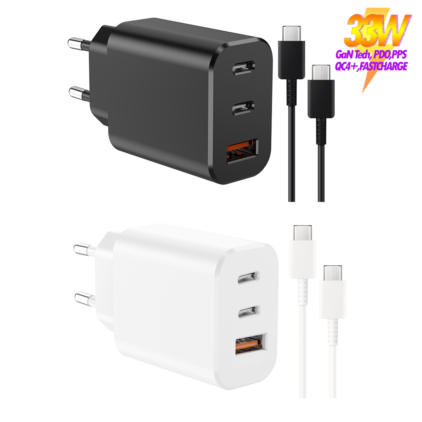 Адаптер Usb C для Google Pixel 33 Вт Schnellladegerät Ladekabel