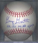 Gary Gaetti HR 1st ML At Bat 9/20/81  OML Signed Baseball COA Minnesota Twins