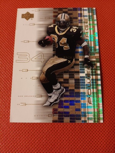 2001 RICKY WILLIAMS UPPER DECK POWER SURGE CARD #PS7 NO SAINTS MIAMI DOLPHINS  - Picture 1 of 2
