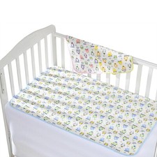 Soft Breathable Noiseless Mattress Protector Bed Cover for Baby and Toddler Beds