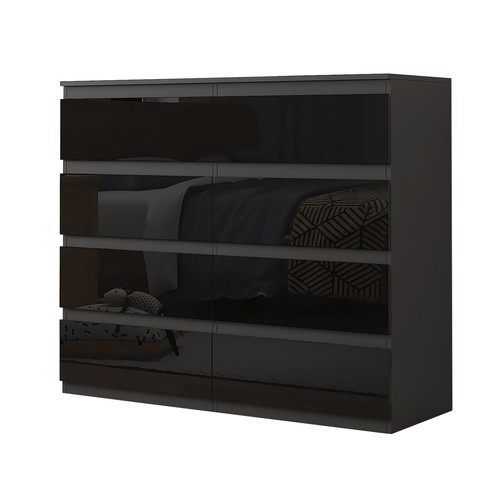 Kommode Kenji 8 Schubladen Hochglanz Sideboard HTI-Living - Bild 2 von 10