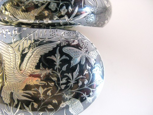 A 19th-century antique silver niello snuff box unusual decoration - Picture 17 of 24