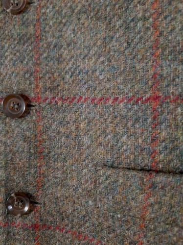 New Mallalieus Samuel Windsor 6 Button Wool Plaid Vest BV7W 01W Sz 40 - Picture 2 of 7