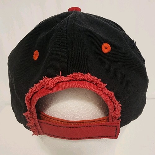 American Original International Harvester Distressed Trucker Hat Black Red Tan  - Picture 7 of 11