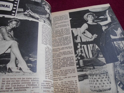 CINE magazine SILVIA PINAL MARLON BRANDO MISS ARGENTINA DONNA DOUGLAS AMPARO 60s - Picture 4 of 19