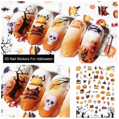 halloween nail stickers
