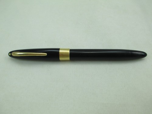 Pluma Estilográfica W A Sheaffer De Colección Punto Blanco / Borde Oro 14k 288F - Imagen 1 de 11