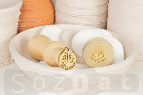 Pottery Stamps for Clay Jewelry Personalized Pottery Stamp for Clay Wood Stamps - Picture 4 of 12