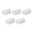 Silicone VGA Port Anti-Dust Stopper Cap Cover for DB9, RS232, Clear 5pcs