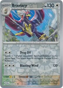 Braviary 153/191 Reverse Holo Surging Sparks SSP Pokemon Card NM