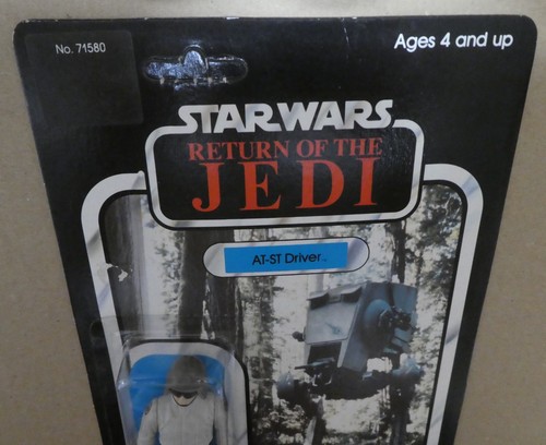 Star Wars Vintage Figure AT-ST Driver Unpunched Back Return Jedi 1983 - Picture 5 of 5