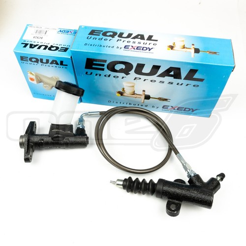 Exedy Master & Slave Cylinder & Stainless Clutch Line Kit For 90-05 Mazda Miata - Picture 4 of 7