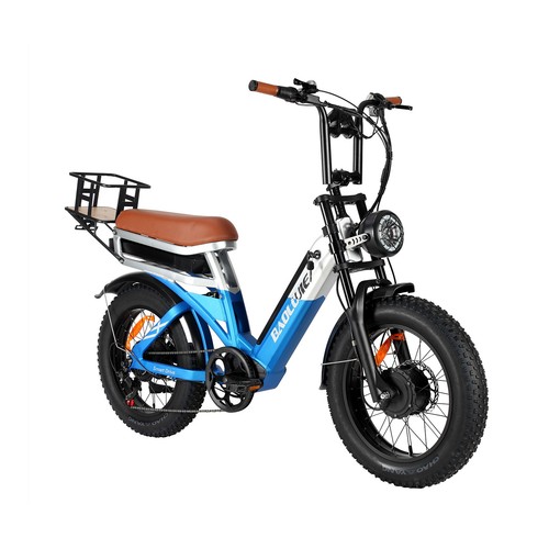 2000W 48V 30AH Electric Bike 20" Fat Tire Dual Motor E-Bicycle For Adults 50kmsW - Picture 13 of 14